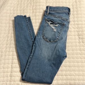 Abercrombie super skinny ultra high rise jeans